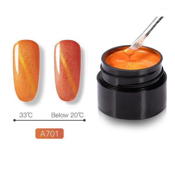 

long-lasting 5ml temperature cat eye nail gel varnish hybrid magnetic for a chameleon soak off uv #zc1, Red;pink