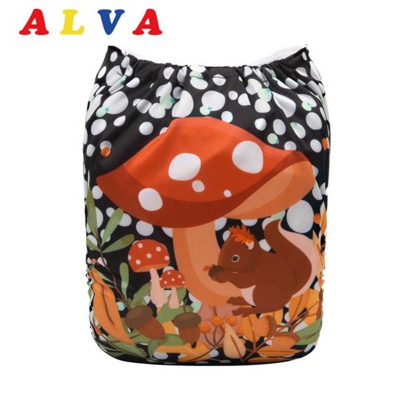 

cloth diapers alvababy positioned modern nappy reusable diaper for babies 3-15kg with 1pc insert
