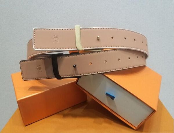 

fashion classic men designers belts womens mens casual letter smooth buckle belt width 2.0-3.8cm with box, Black;brown