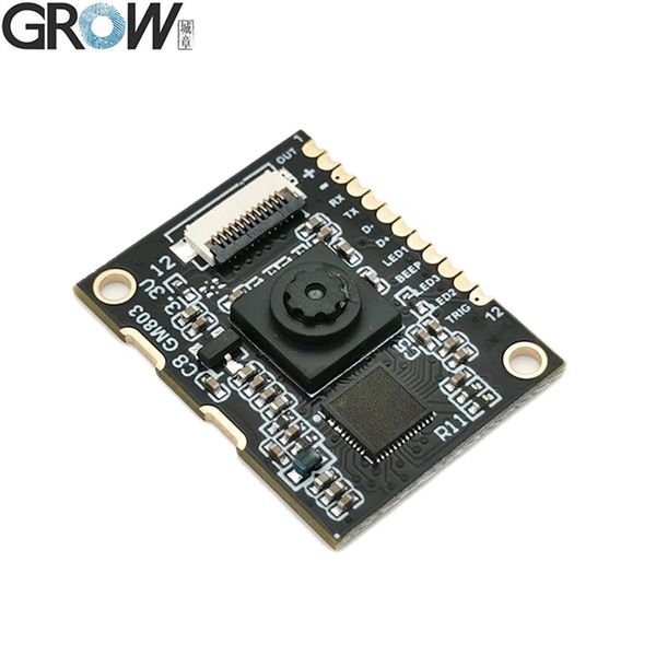 GROW GM803-S Piccola interfaccia DC3.3V USB/TTL232 Distanza di lettura 5-30cm Modulo scanner di codici a barre 1D/2D Lettore di codici a barre QR PDF417 per Arduino