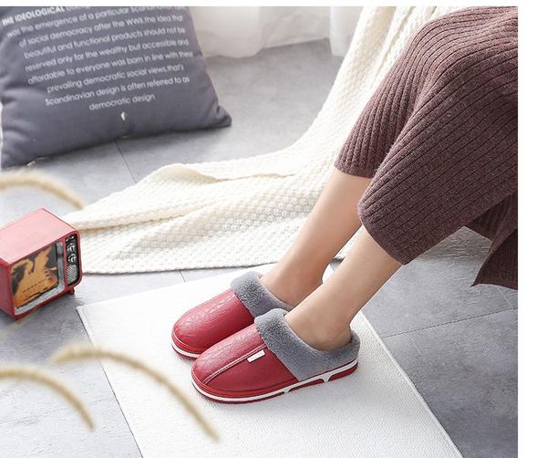 

slips striped soft bottom home cotton warm shoes women indoor floor slippers for bedroom house men outdoor, Black