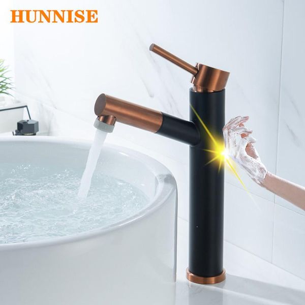 

bathroom sink faucets touch basin faucet black rose gold pull out mixer tap sensitive control luxury sensor