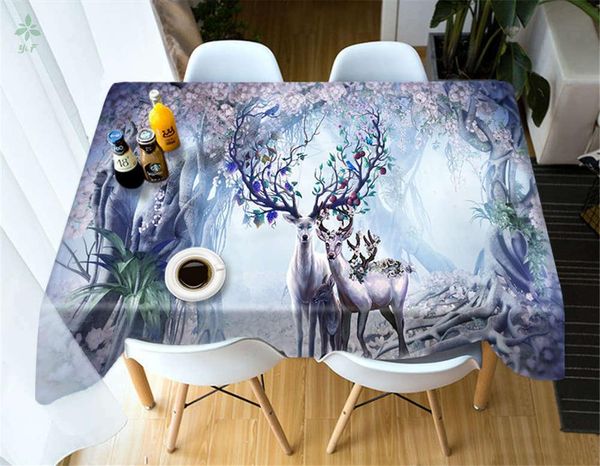 

table cloth stray wapiti cover rectangle for wedding party banquet