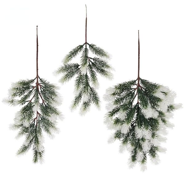 

decorative flowers & wreaths christmas decorations simulation pine needles hoarfrost home living room dining door layout diy decoration