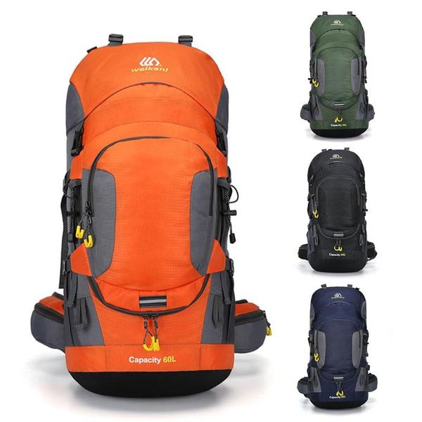 

outdoor hiking backpack nylon waterproof lightweight daypack with rain cover travel hunting sport bag for camping mountaineering bags