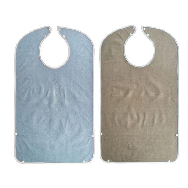 

78x45cm baby bibs waterproof meal eating drinking bib elderly aged mealtime cloth protector senior citizen aid aprons & burp cloths