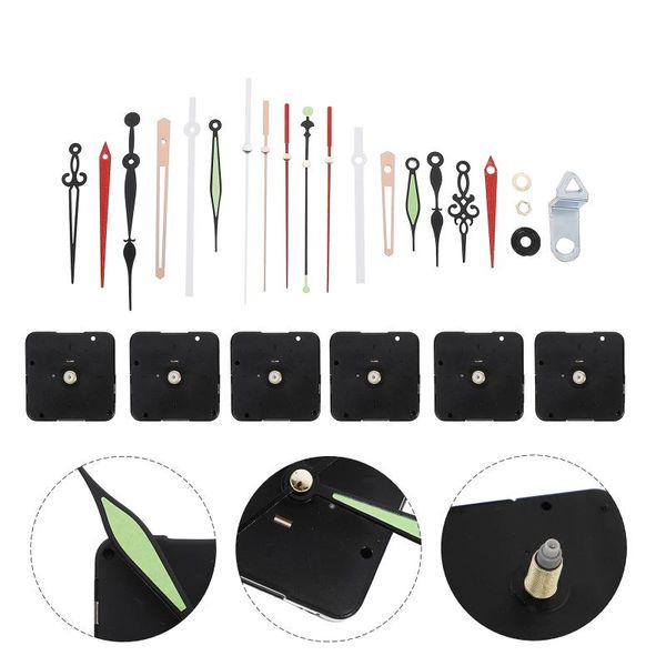 

wall clocks 6 sets replacing high torque clock movements mechanism pointer part