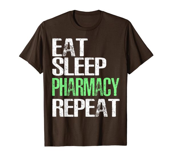 

Eat Sleep Pharmacy Repeat T-Shirt Funny Pharmacist Gift Tee, Mainly pictures