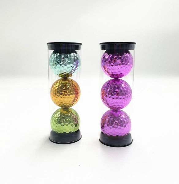 

golf balls gift ball different colors trendy shiny one package can hold three