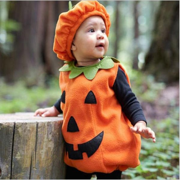 

clothing sets halloween costumes toddler baby pumpkin costume childern cute cosplay for girl boy fancy year carnival party dress, White