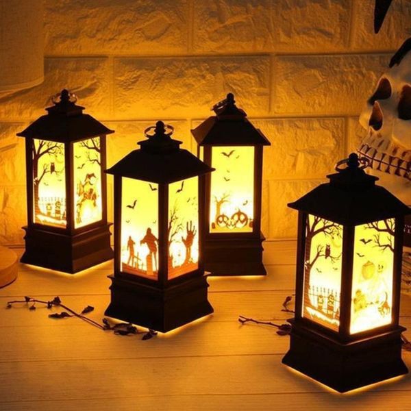 

strings patimate electric halloween candle lamp 2021 decoration pumpkin witch skull for haloween party decor