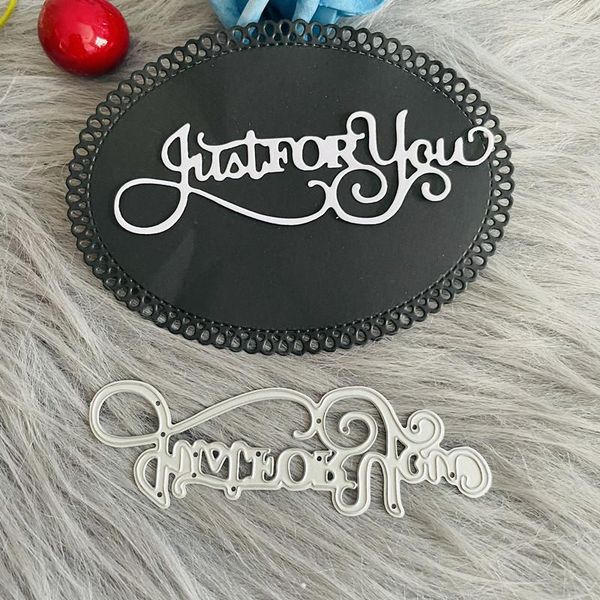 

painting supplies just for you birthday get well english word metal cutting die stencil diy scrapbooking paper/po cards embossing dies