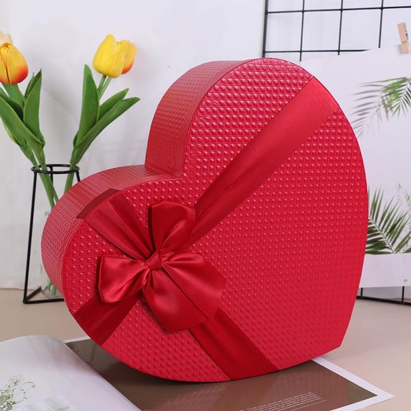 

gift wrap wedding candy box heart floral flower packaging paper storage florist bouquet with bow tie 1pc