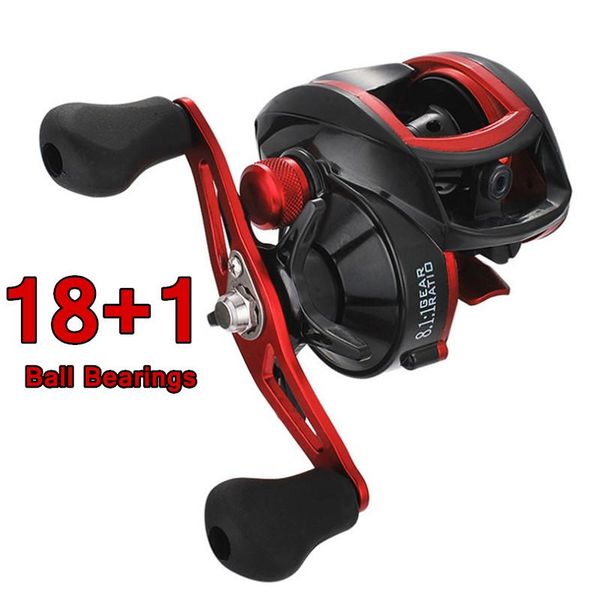 

portable abs 8kg road fishing spool gear wheel reel metal rocker dripping practical baitcasting reels