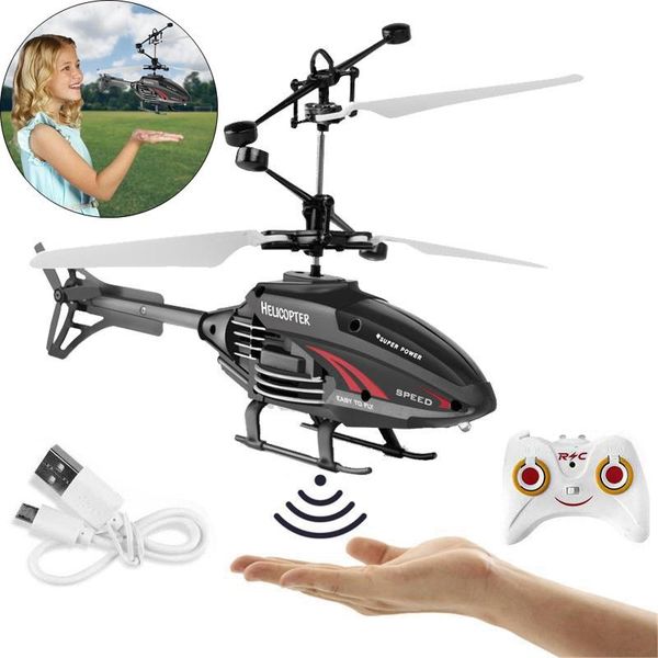 

drones f350 mini rc helicopter drone with light gesture sensing suspensional aircraft model electric remote control dron toys for boys