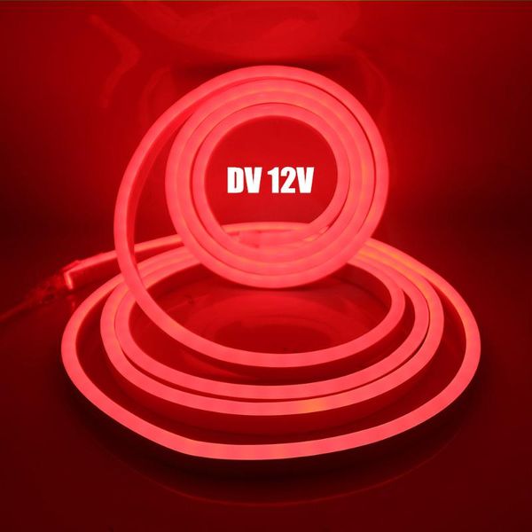 

strips dc 12v neon strip ip67 waterproof 3leds cut smd 2835 120 leds/m sign flexible tape ribbon led light lamp