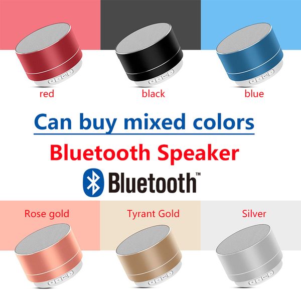 

mini portable speakers a10 bluetooth speaker wireless handswith fm tf card slot led audio player for mp3 tablet pc in box