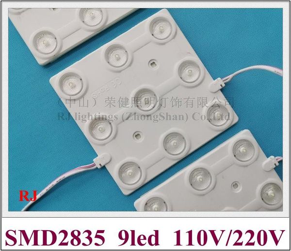 

/ ac110v input smd 2835 injection led module light smd2835 9 ip65 105mm*105mm*7mm 5w 600lm super brightness square modules