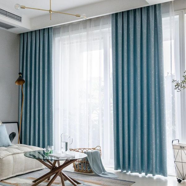 

curtain & drapes dreamwood 2021 design polyester thickening eco-friendly modern finished blackout window for living room