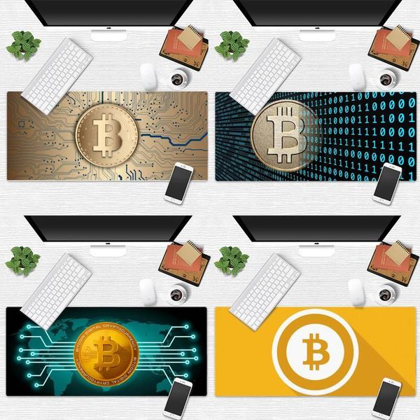 

mouse pads & wrist rests coins unique deskpad game mousepad desk table protect office work mat non-slip lapcushion