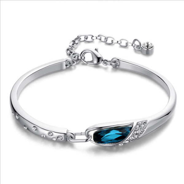 

arrive 2pcs 6 colors chain bracelet bangle wristlet wristband for women's bracelets girls wedding jewelry gigts accessories, Black