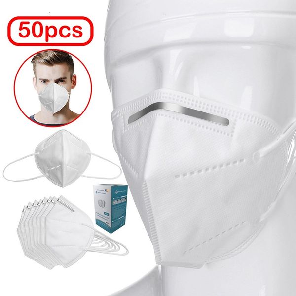 

masks 50pc reusable face s black 5ply white dustproof pm2.5 3d mouth cover mascarillas face ear bandage