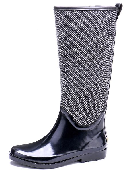 

tongpu high-end middle tube women's rubber rain sho boots