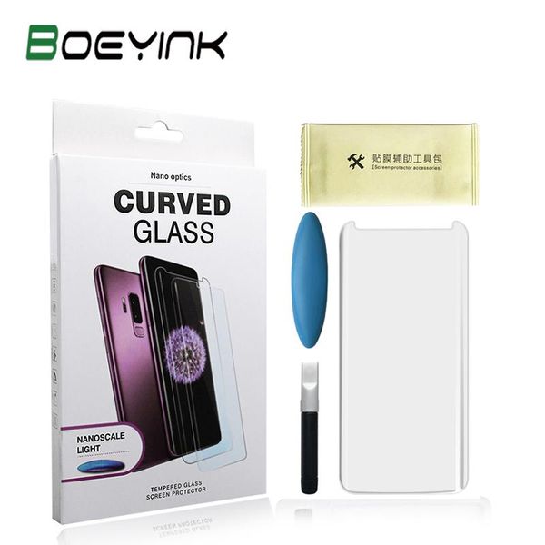 

cell phone screen protectors nano liquid film for s11 s10 note 10 8 9 s9 s8 plus uv full glue tempered glass protector galaxy