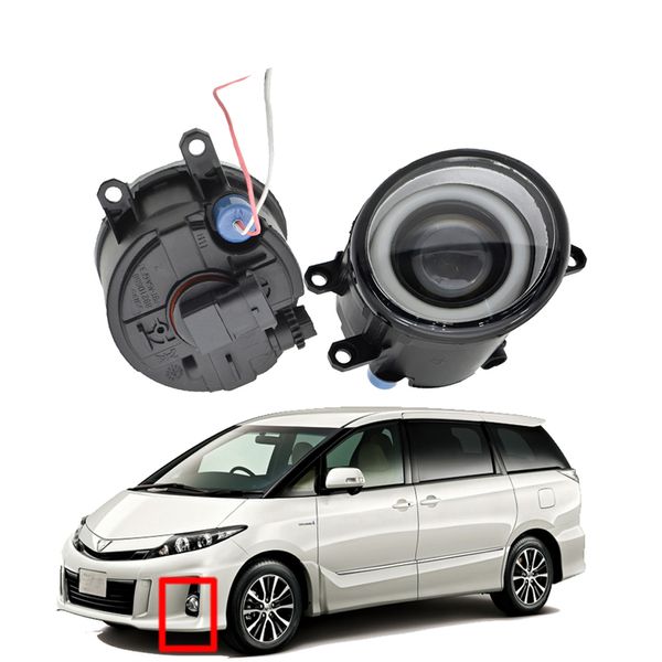 Für Toyota Nebelscheinwerfer Autozubehör hochwertige Scheinwerfer Lampe LED DRL Angel Eye 12V H11