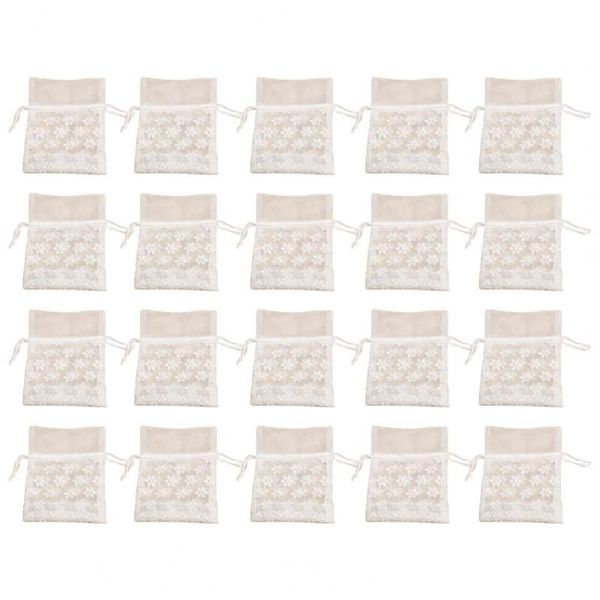 

storage bags long-lasting 20pcs practical lightweight drawstring gift bag fine workmanship for chocolate