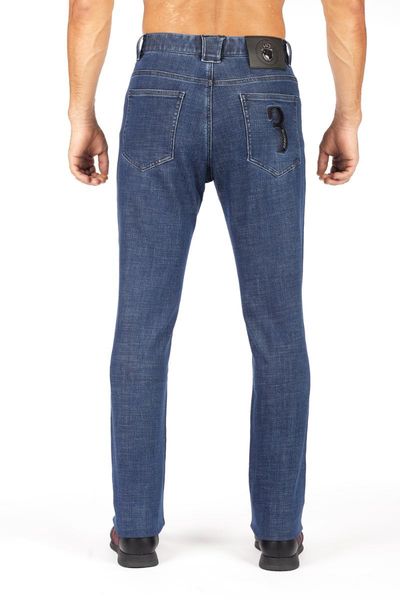 

men's jeans cotton 2022 autumn winter thick fashion casual embroidery outdoor size 31-38 middle waist, Blue