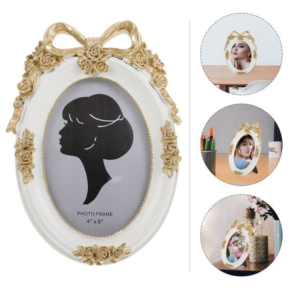 

frames retro frame po with bow design home living room deskornament