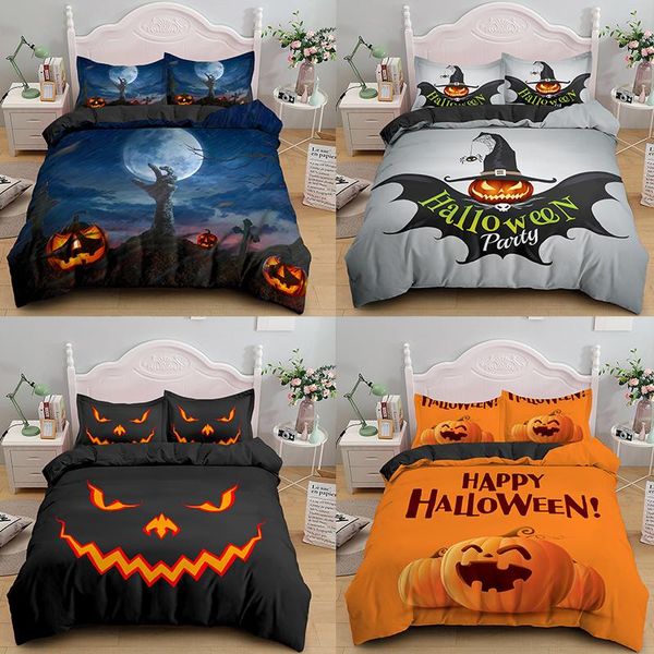 

bedding sets halloween duvet cover set design with decorative 3 pieces:1 us/uk/au/eu size 1/2 pillowcasess