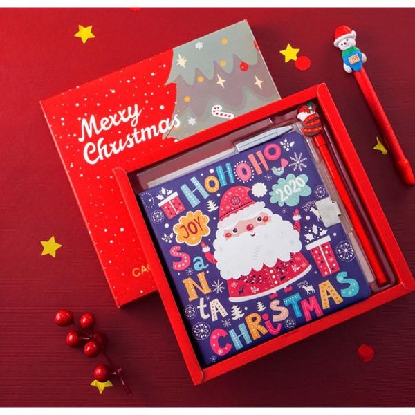 

note book journal diary calendar school student work business gift study notebook accessory with pen notepads, Purple;pink