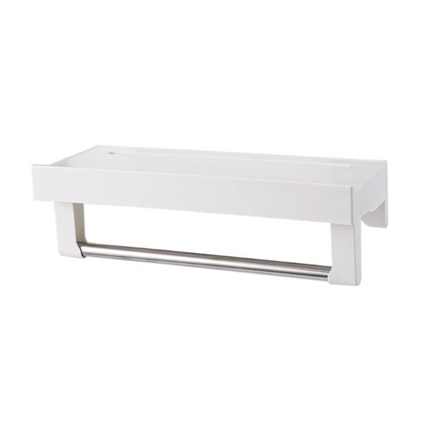 

bathroom storage & organization self-adhesive home kitchen wall hanging rack shower tray with hooks accessories