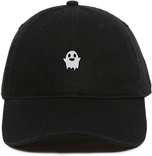 

wear tough ghost baseball cap embroidered cotton adjustable baseball cap black, Blue;gray