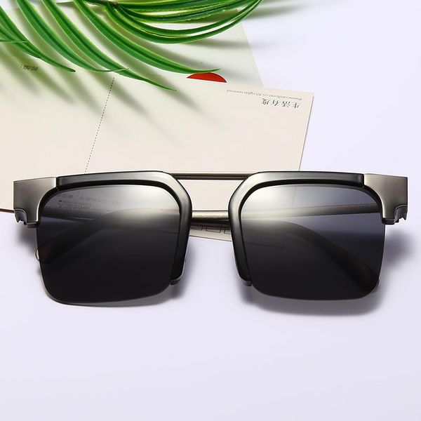 

sunglasses xikeer metal big square frame men women vintage gradient fashion colorful pc lens goggle uv, White;black