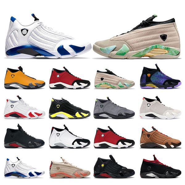 

men basketball shoes 14s mens sneakers 14 fortune red lipstick hyper royal last sdoernbecher university gold black toe outdoor sports traine, White;red