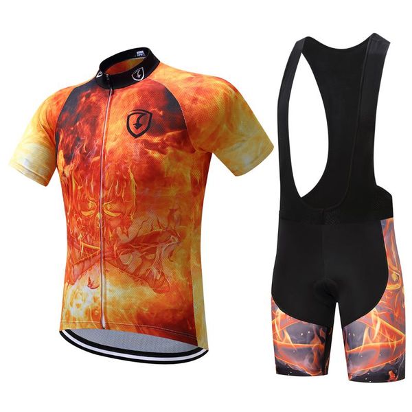 

summer cycling jersey set 2021 bike shorts man road mountain mtb bicycle clothes maillot ropa ciclismo racing sets, Black;blue