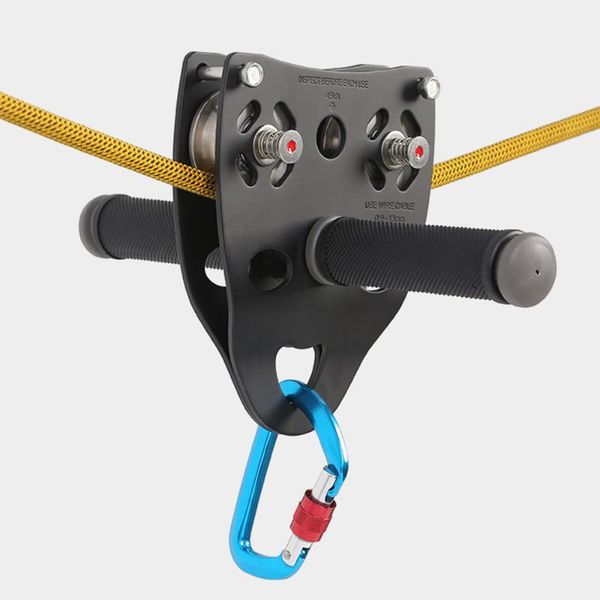 

cords, slings and webbing professional 45kn cable trolley pulley with ball bearing outdoor rock climbing accessories caving rescue stainless