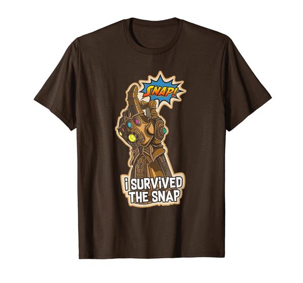 

i survived the snap t-shirt t-shirt, White;black