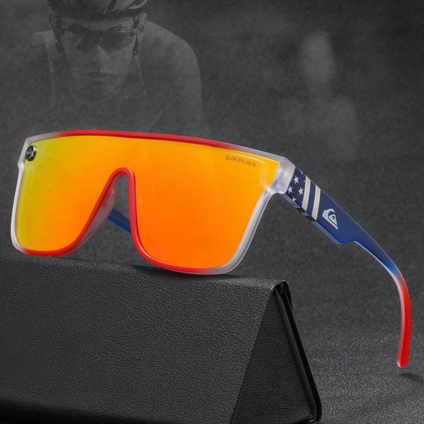 

sunglasses qs808 fashion sunglasse men women outdoor large frame oversized sports goggle wholesale beach sun glasses colorful uv400, White;black
