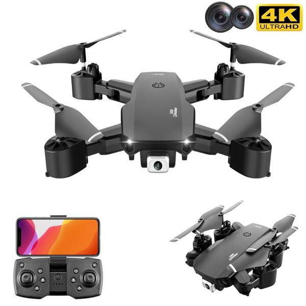 

drones 2021 mini drone 4k dual cameras quadcopter toys fpv with camera hd wide angle without wifi rc gift
