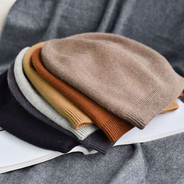 

wool knitted hat solid color thin versatile men's and women's casual autumn winter warm pullover fashion, Blue;gray