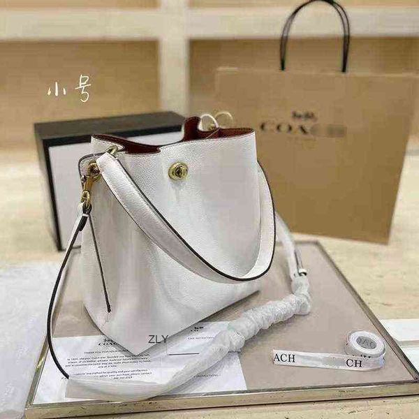 

women's bag new charlie bucket bag fashion versatile one shoulder straddle portable lychee real leather bag bagszlyzly