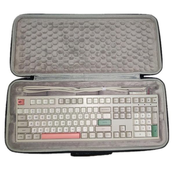 

fashion storage case for akko 3108 3087 3084 3068 mechanical keyboard protective hard bag box waterproof cover duffel bags