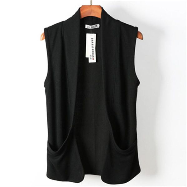 

men's vests vest casual cotton thin waiscoat male with pockets fashion slim fit sleeveless jacket for summer plus size m-3xl rm50150, Black;white
