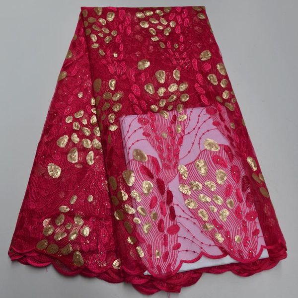 

ribbon french mesh laces fabrics tulle sequin fabric lace material nigerian embroidered net wedding clothes c8, Pink;blue
