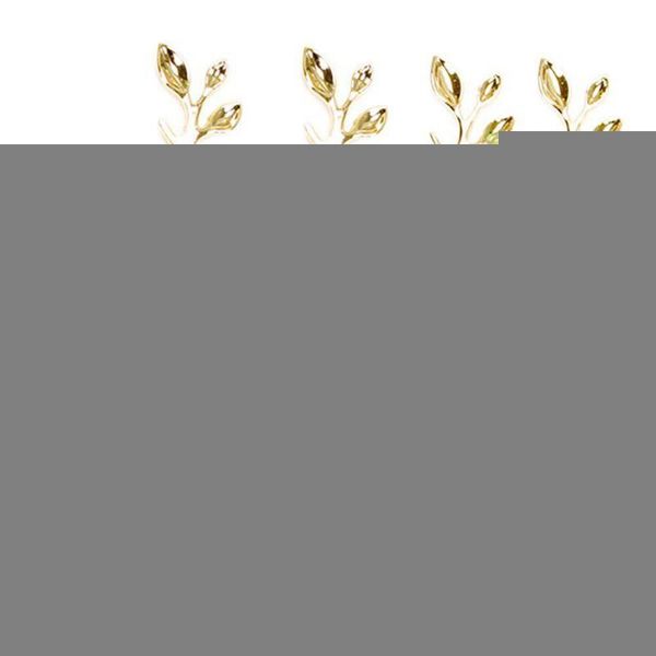 

dinnerware sets tableware gold leaf coffee spoon fork,4 pack(2 spoons 2 forks) little demitasse espresso and appetizer dessert forks set,4