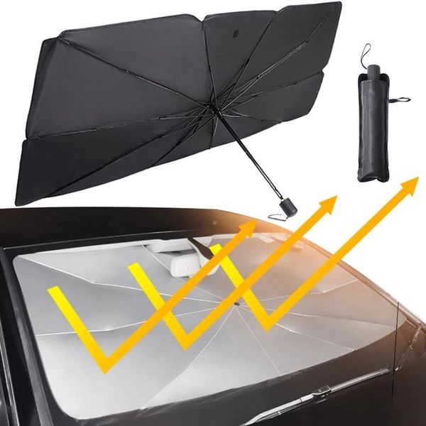 

car sunshade umbrella uv windshield cover foldable for mitsubishi asx outlander pajero kia rio focus ix35 solaris